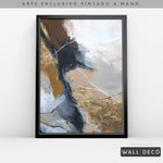 Cargar imagen en el visor de la galería, Arte Pintado a Mano Montañas de Color Vertical