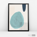 Cargar imagen en el visor de la galería, Cuadro Abstracto Reposo en Azul