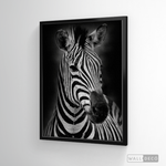 Cargar imagen en el visor de la galería, Cuadro Animales Cebra B/N