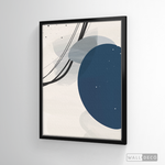 Cargar imagen en el visor de la galería, Cuadro Abstracto Nórdico Óvalos Dos