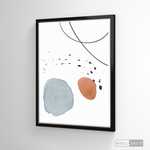 Cargar imagen en el visor de la galería, Cuadro Abstracto Nórdico Pastel Uno