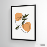 Cargar imagen en el visor de la galería, Cuadro Minimalista Durazno