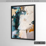 Cargar imagen en el visor de la galería, Arte Pintado a Mano Esmeralda Vertical