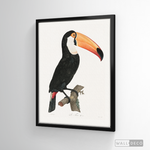 Cargar imagen en el visor de la galería, Cuadro Aves Tucan Colombiano 3