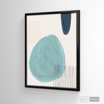 Cargar imagen en el visor de la galería, Cuadro Abstracto Reposo en Azul