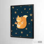 Cargar imagen en el visor de la galería, Cuadro Infantil Pequeña Ardilla