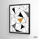 Cargar imagen en el visor de la galería, Cuadro Abstracto Prisma Pirámide