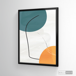 Cargar imagen en el visor de la galería, Cuadro Abstracto Nórdico Trazos Dos