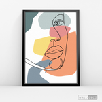 Cargar imagen en el visor de la galería, Cuadro Face Lines Filomena