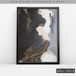 Cargar imagen en el visor de la galería, Arte Pintado a Mano Ritmo Nocturno Vertical