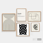 Cargar imagen en el visor de la galería, Composición Blanco y Negro Contemporáneo