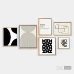 Cargar imagen en el visor de la galería, Composición Blanco y Negro Contemporáneo