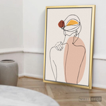 Cargar imagen en el visor de la galería, Cuadro Mujer Line Art Dos