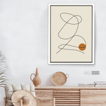 Cargar imagen en el visor de la galería, Cuadro Minimalista Knot Café