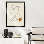 Cargar imagen en el visor de la galería, Cuadro Minimalista Knot Café