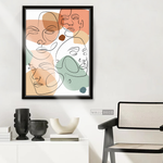 Cargar imagen en el visor de la galería, Cuadro Face Line Mujeres