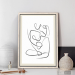 Cargar imagen en el visor de la galería, Cuadro Minimalista Figura Humana