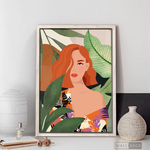 Cargar imagen en el visor de la galería, Cuadro Mujer Olivia