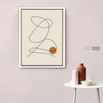 Cargar imagen en el visor de la galería, Cuadro Minimalista Knot Café