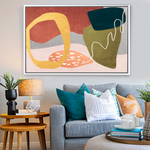 Cargar imagen en el visor de la galería, Cuadro Abstracto Minimalista Optimismo Cálido