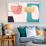 Cargar imagen en el visor de la galería, Cuadro Abstracto Minimalista Negativo en color