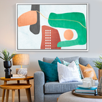 Cargar imagen en el visor de la galería, Cuadro Abstracto Minimalista Ritmo Fluido