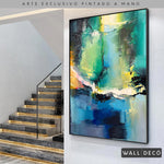 Cargar imagen en el visor de la galería, Arte Pintado a Mano Gema Vertical