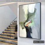 Cargar imagen en el visor de la galería, Arte Pintado a Mano Pensamiento Musical Vertical