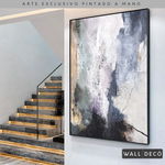 Cargar imagen en el visor de la galería, Arte Pintado a Mano Átomos de Mar Vertical