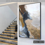 Cargar imagen en el visor de la galería, Arte Pintado a Mano Montañas de Color Vertical