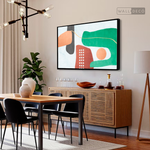 Cargar imagen en el visor de la galería, Cuadro Abstracto Minimalista Ritmo Fluido