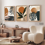 Cargar imagen en el visor de la galería, Tríptico Atardecer Tropical