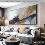 Cargar imagen en el visor de la galería, Arte Pintado a Mano Montañas de Color Horizontal