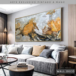 Cargar imagen en el visor de la galería, Arte Pintado a Mano Terracota Horizontal