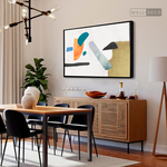 Cargar imagen en el visor de la galería, Cuadro Abstracto Minimalista Simetria Lineal