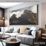 Cargar imagen en el visor de la galería, Arte Pintado a Mano Ritmo Nocturno Horizontal