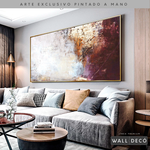 Cargar imagen en el visor de la galería, Arte Pintado a Mano Entre Luz y Rosa Horizontal