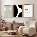 Cargar imagen en el visor de la galería, Tríptico Minimalista Home