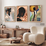 Cargar imagen en el visor de la galería, Tríptico Mujeres Afro