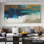 Cargar imagen en el visor de la galería, Arte Pintado a Mano Estuario Magno Horizontal