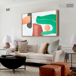 Cargar imagen en el visor de la galería, Cuadro Abstracto Minimalista Ritmo Fluido