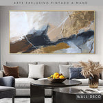 Cargar imagen en el visor de la galería, Arte Pintado a Mano Montañas de Color Horizontal