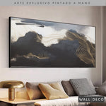 Cargar imagen en el visor de la galería, Arte Pintado a Mano Ritmo Nocturno Horizontal