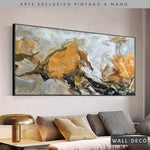 Cargar imagen en el visor de la galería, Arte Pintado a Mano Terracota Horizontal