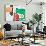 Cargar imagen en el visor de la galería, Cuadro Abstracto Minimalista Ritmo Fluido