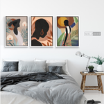 Cargar imagen en el visor de la galería, Tríptico Mujeres Afro