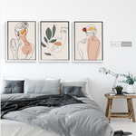 Cargar imagen en el visor de la galería, Tríptico Madame Line Art