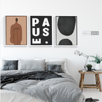 Cargar imagen en el visor de la galería, Tríptico Minimalista Latte