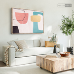 Cargar imagen en el visor de la galería, Cuadro Abstracto Minimalista Negativo en color