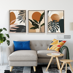 Cargar imagen en el visor de la galería, Tríptico Atardecer Tropical